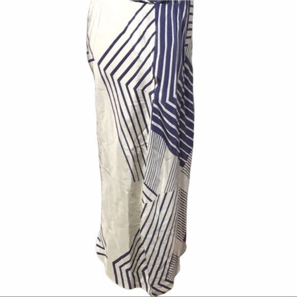 MYNE| Blue & White Casual Dress Sz 2 with … - Picture 4 of 16